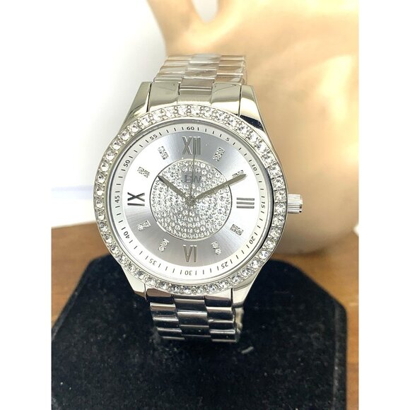 JBW Women\'s Watch J6303A Gemmed Quartz Silver Dial Stainless Steel 39mm main image 4